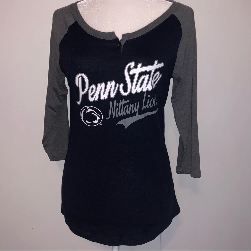 Penn State Raglan Sleeve Baseball T-Shirt